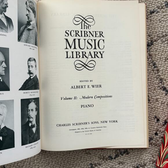 Volume Set of The Scribner Music Library, Volumes 1-9, 1955 - Picture 4 of 11